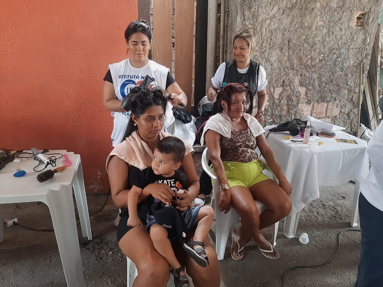 Registro da ação social no bairro de Petrópolis 2